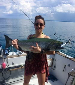 Trout and Salmon adventures in Oswego